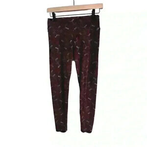 Lularoe Unicorn Print Maroon Octupus Squid Butter Soft Leggings